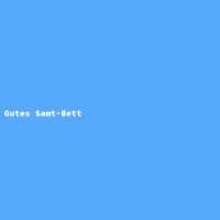 Gutes Samt-Bett