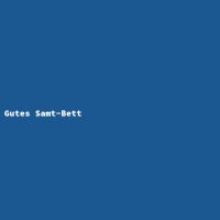 Gutes Samt-Bett