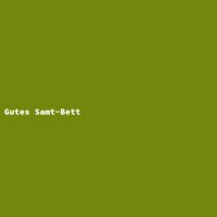 Gutes Samt-Bett